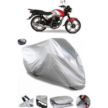 Coverplus Falcon Crazy 125 Gri Arka Çanta Uyumlu Su Geçirmez Motosiklet Brandası