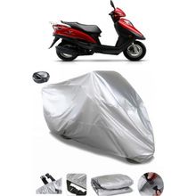 Coverplus Haojue HJ 125 ST Gri Arka Çanta Uyumlu Su Geçirmez Motosiklet Brandası