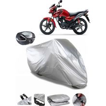 Coverplus Honda CB 125 F Gri Arka Çanta Uyumlu Su Geçirmez Motosiklet Brandası