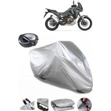 Coverplus Honda CRF1100L Africa Twin Adventure Sports ES Gri Arka Çanta Uyumlu Su Geçirmez Motosiklet Brandası