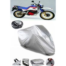 Coverplus Honda XL 600 Gri Arka Çanta Uyumlu Su Geçirmez Motosiklet Brandası