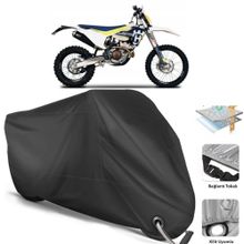 Coverplus Husqvarna FE 350 Siyah Motosiklet Branda