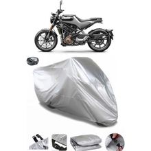 Coverplus Husqvarna Svartpilen 250 Gri Arka Çanta Uyumlu Motosiklet Brandası