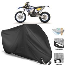 Coverplus Husqvarna TE 125 Siyah Motosiklet Branda