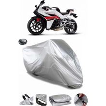 Coverplus Hyosung GD 250 R Gri Arka Çanta Uyumlu Su Geçirmez Motosiklet Brandası