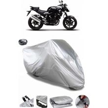 Coverplus Hyosung GT 250 P Gri Arka Çanta Uyumlu Su Geçirmez Motosiklet Brandası