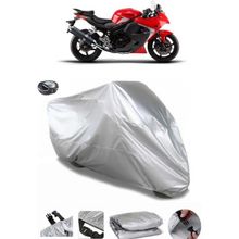Coverplus Hyosung GT 650 R Gri Arka Çanta Uyumlu Su Geçirmez Motosiklet Brandası