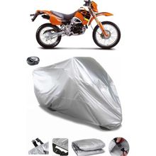 Coverplus Hyosung RX 125 Gri Arka Çanta Uyumlu Su Geçirmez Motosiklet Brandası