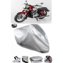Coverplus Jawa 250 Classic Gri Arka Çanta Uyumlu Su Geçirmez Motosiklet Brandası