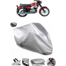 Coverplus Jawa CZ 350 Arka Çanta Uyumlu Su Geçirmez Gri Motosiklet Branda