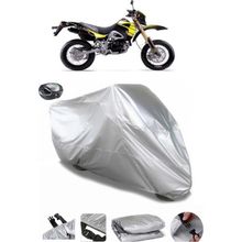 Coverplus Kanuni Cheetah 125 Gri Arka Çanta Uyumlu Su Geçirmez Motosiklet Brandası