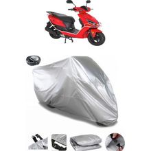 Coverplus Kanuni NEV 50 Gri Arka Çanta Uyumlu Su Geçirmez Motosiklet Brandası