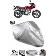Coverplus Kanuni Puma 150 Gri Arka Çanta Uyumlu Su Geçirmez Motosiklet Brandası
