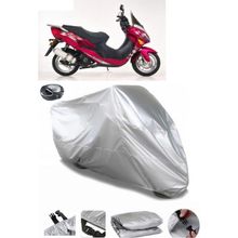 Coverplus Kanuni Storm 150 Gri Arka Çanta Uyumlu Su Geçirmez Motosiklet Brandası