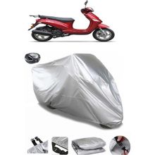 Coverplus Kanuni Wiki 125I Gri Arka Çanta Uyumlu Su Geçirmez Motosiklet Brandası