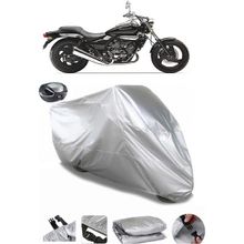 Coverplus Kawasaki EL 250 Gri Arka Çanta Uyumlu Su Geçirmez Motosiklet Brandası