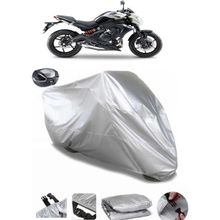 Coverplus Kawasaki ER-6 N Gri Arka Çanta Uyumlu Su Geçirmez Motosiklet Brandası