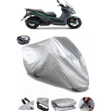 Coverplus Kawasaki J 300 Gri Arka Çanta Uyumlu Su Geçirmez Motosiklet Brandası