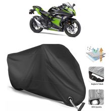 Coverplus Kawasaki Ninja 300 Siyah Motosiklet Branda