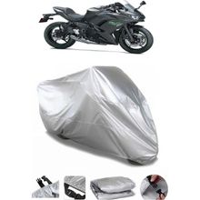 Coverplus Kawasaki Ninja 650 Gri Su Geçirmez Motosiklet Brandası
