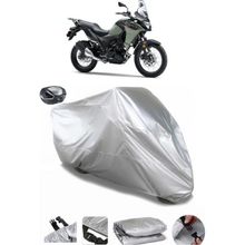 Coverplus Kawasaki Versys X300 Gri Arka Çanta Uyumlu Su Geçirmez Motosiklet Brandası
