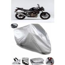 Coverplus Kawasaki Z 750 S Gri Arka Çanta Uyumlu Su Geçirmez Motosiklet Brandası