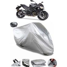 Coverplus Kawasaki Z 800 Gri Arka Çanta Uyumlu Su Geçirmez Motosiklet Brandası