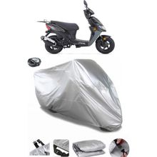 Coverplus Keeway Hurricane Gri Arka Çanta Uyumlu Su Geçirmez Motosiklet Brandası