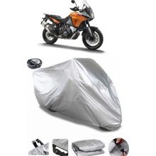 Coverplus Ktm 1190 Adventure Arka Çanta Uyumlu Su Geçirmez Gri Motosiklet Branda