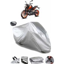Coverplus KTM 200 Duke Gri Arka Çanta Uyumlu Su Geçirmez Motosiklet Brandası
