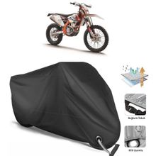 Coverplus KTM 350 EXC-F Six Days Siyah Motosiklet Branda