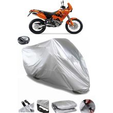 Coverplus KTM 640 Adventure Gri Arka Çanta Uyumlu Motosiklet Brandası