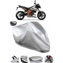 Coverplus KTM 690 Duke R Gri Arka Çanta Uyumlu Su Geçirmez Motosiklet Brandası