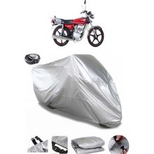 Coverplus Kuba CG 100/KM125-6 Gri Arka Çanta Uyumlu Su Geçirmez Motosiklet Brandası