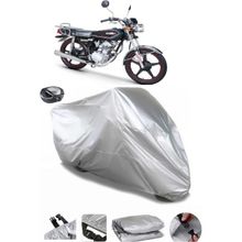 Coverplus Kuba CG 50 Pro New Gri Arka Çanta Uyumlu Su Geçirmez Motosiklet Brandası