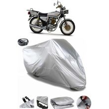 Coverplus Kuba Çita 150R Gold Gri Arka Çanta Uyumlu Su Geçirmez Motosiklet Brandası