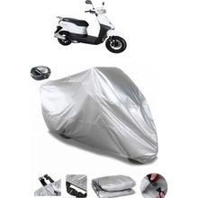 Coverplus Kuba City Go Gri Arka Çanta Uyumlu Su Geçirmez Motosiklet Brandası