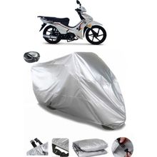 Coverplus Kuba Ege 100 Gri Arka Çanta Uyumlu Su Geçirmez Motosiklet Brandası