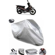 Coverplus Kuba Reiz 50 Gri Arka Çanta Uyumlu Su Geçirmez Motosiklet Brandası