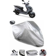Coverplus Kuba Space 50 Pro Gri Arka Çanta Uyumlu Su Geçirmez Motosiklet Brandası