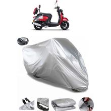 Coverplus Kuba Trendy 50 Gri Arka Çanta Uyumlu Su Geçirmez Motosiklet Brandası