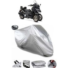 Coverplus Kymco CV3 Gri Arka Çanta Uyumlu Su Geçirmez Motosiklet Brandası