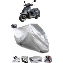 Coverplus Kymco Like S 50 Gri Arka Çanta Uyumlu Su Geçirmez Motosiklet Brandası