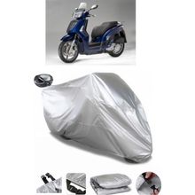 Coverplus Kymco People 250 Gri Arka Çanta Uyumlu Su Geçirmez Motosiklet Brandası