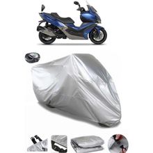 Coverplus Kymco Xciting S 400 Gri Arka Çanta Uyumlu Su Geçirmez Motosiklet Brandası