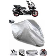 Coverplus Kymco Xciting VS 400 Gri Arka Çanta Uyumlu Su Geçirmez Motosiklet Brandası