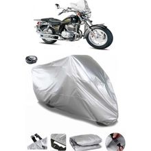 Coverplus Lifan LF250-4 Gri Arka Çanta Uyumlu Su Geçirmez Motosiklet Brandası