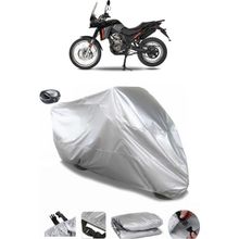 Coverplus Malaguti Dune X 125 Black Edition Gri Arka Çanta Uyumlu Su Geçirmez Motosiklet Brandası