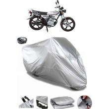 Coverplus Mondial 100 UAG Gri Arka Çanta Uyumlu Su Geçirmez Motosiklet Brandası