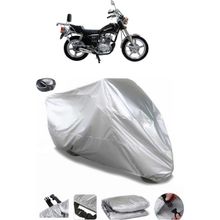 Coverplus Mondial 125 KT Gri Arka Çanta Uyumlu Su Geçirmez Motosiklet Brandası